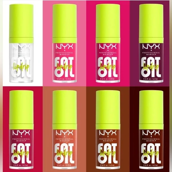 NYX fat lip oil 8 piece bundle - Picture 6 of 7